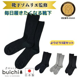 【日本製】 選べる3足セット ビジネスソックス 消臭 臭い対策 表糸綿100％ メンズ たくさん歩く ビジネスマン 丈夫 破れにくい 足底サポート ズレにくい むくみ軽減 疲労軽減 健康 ハイブリッド 外回り 立ち仕事 通勤 新社会人 フォーマル 就活 くつ下産地 加古川 工場直売