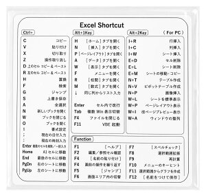 �yWindows/Mac/Excel �S3��×3�F�z�V���[�g�J�b�g�L�[ �X�e�b�J�[ �ꗗ�V�[�� �h�� ���� �z���C�g �u���b�N �L�[�{�[�h �p�\�R�� �m�[�gPC �\�邾�� ���Z ��ƌ����� ���S�� �d�� �V���[�g�J�b�g�L