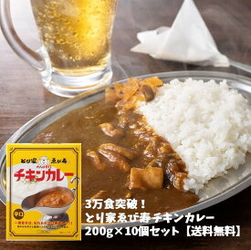 とり家ゑび寿 大人の辛口 チキンカレー 10個 まとめ買い セット【送料無料】 カレー チキン レトルト レトルト食品 レトルトカレー おいしい 辛口 激辛 鶏料理 簡単 便利 手軽 時短 保存食 非常食 常温 常温保存 加工食品 お手軽 人気 温めるだけ 大衆酒場 居酒屋 大庄