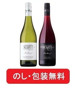 ニュージーランド ワイン アランスコット 赤 白 2本 ギフト セット 敬老の日 ブラックラベル ピノ ノワール ソーヴィニヨンブラン 【 包装 のし 送料無料 】 赤ワイン 白ワイン 人気 お得 ピノ・ノワール ピノ ノワール プレゼント アラン スコット 2本セット