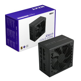 NZXT C1000 Gold Core ATX3.1 PC電源ユニット 1000W 80 PLUS Gold認証 フルモジュラー｜PA-0G3BB-JP
