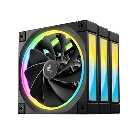 Deepcool FL12R-3 IN 1 PCケースファン 3個セット ブラック｜R-FL12R-BKAPN3-G