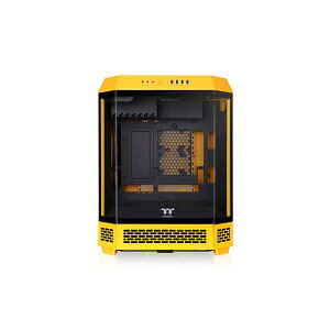 Thermaltake The Tower 600 Bumblebee 3�ʋ����K���X�p�l���̗p ���p���X�^�C�� �~�h���^���[ ATX PC�P�[�X �o���u���r�[�bCA-1Z1-00M4WN-00