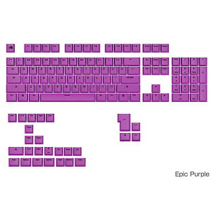 Glorious GPBT Basics Keycaps Epic Purple - US - Retail L[LbvZbg p[vbGLO-KB-ACC-KC-GPBT-BA-EPUR-US