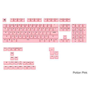 Glorious GPBT Basics Keycaps Potion Pink - US - Retail �L�[�L���b�v�Z�b�g �s���N�bGLO-KB-ACC-KC-GPBT-BA-PPNK-US