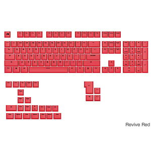 Glorious GPBT Basics Keycaps Revive Red - US - Retail L[LbvZbg bhbGLO-KB-ACC-KC-GPBT-BA-RRED-US