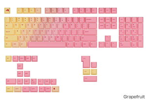 Glorious GPBT Gradient Keycaps - Grapefruit - US - Retail Of[VJ[̃L[LbvZbg O[vt[cbGLO-KB-ACC-KC-GPBT-GR-GPF-US