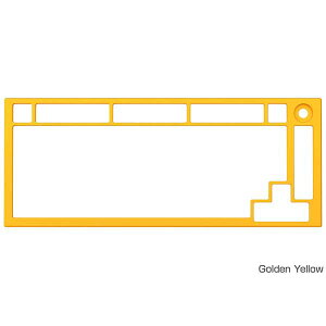 Glorious GMMK PRO 75% Alternative Top Frame - Golden Yellow �L�[�{�[�h�p�g�b�v�t���[�� �S�[���f���C�G���[�bGLO-ACC-P75-TF-GY