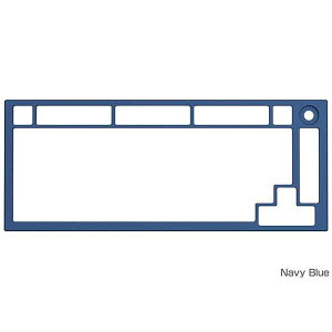 Glorious GMMK PRO 75% Alternative Top Frame - Navy Blue L[{[hpgbvt[ lCr[u[bGLO-ACC-P75-TF-NB