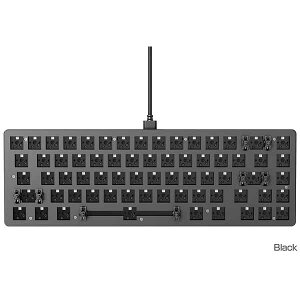 Glorious GMMK 2 65% (Barebones) - Black 65%�L�[�{�[�h�p�x�A�{�[�� �u���b�N�bGLO-GMMK2-65-RGB-B