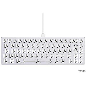 Glorious GMMK 2 65% (Barebones) - White 65%�L�[�{�[�h�p�x�A�{�[�� �z���C�g�bGLO-GMMK2-65-RGB-W