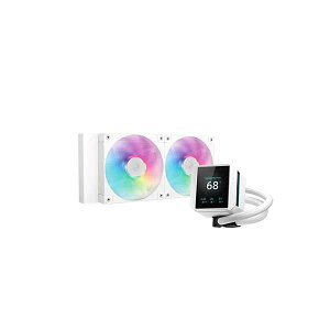 Deepcool MYSTIQUE 240 WH ARGB 水冷クーラー ホワイト|R-LX240-WHDSNMCP-G-1
