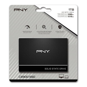 PNY CS900 �e��1TB 2.5�C���` 3D NAND 7 mm SSD SATA3�bSSD7CS900-1TB-RB