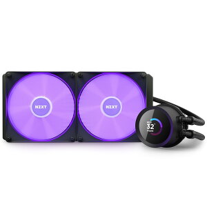 NZXT KRAKEN RGB 280 Black \|vƍÈRGBt@ ̌^CPUN[[ ubNbRL-KR280-B1