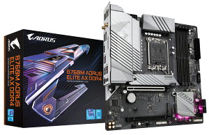 GIGABYTE B760M AORUS ELITE AX DDR4 13 & 12 Intel Core vZbT[Ή Micro-ATX}U[{[h