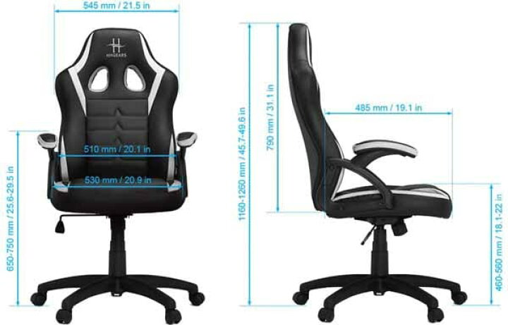 楽天市場】VertaGear HHGears SM-115 Gaming Chair ブラック PUレザー 