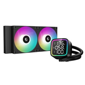 Deepcool LD240 デジタルディスプレイ搭載 水冷一体型CPUクーラー｜R-LD240-BKMSN-G-1