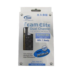 Team 4GB(2GBx2) DDR3 1066MHz (PC3-8500) 240pinbTED34096M1066C7DC