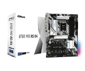 ASRock B760 Pro RS/D4 第13世代および第12世代 Intel Core プロセッサー対応 ATX マザーボード
