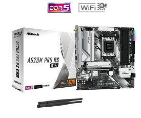 ASRock A620M Pro RS WiFi microATXマザーボード｜A620M Pro RS WiFi