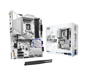 ASRock Z890 Pro RS WiFi White Wi-Fi 6EW[ RXgptH[}XɗDꂽATX}U[{[h zCgbZ890 Pro RS WiFi White