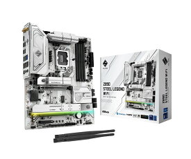ASRock Z890 Steel Legend WiFi 高品質コンポーネントを搭載し高い耐久性と信頼性を実現したATXマザーボード｜Z890 Steel Legend WiFi