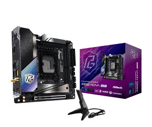 ASRock Z890I Nova WiFi Q[~OɖLxȋ@\𑕔 Mini-ITX}U[{[hbZ890I Nova WiFi