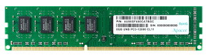 Apacer 8GB(8GBx1) DDR3 1600MHz(PC3-12800) UDIMM CL11 512x8 1.5VbDL.08G2K.KAM