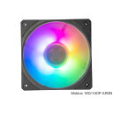 Cooler Master Mobius 140P ARGB 静音性に優れたリングブレードデザインを採用 ARGB 140mmファン ブラック｜MFZ-M4DN-…