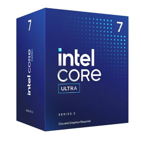 Intel Core Ultra 7 265F FCLGA1851 最大5.30GHz 20コア｜BX80768265F S RQCV