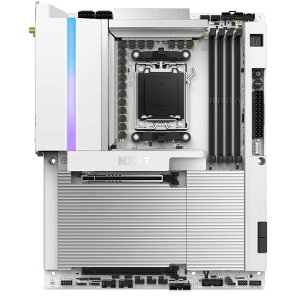 �y�|�C���g10�{���v�G���g���[�zNZXT N9 X870E �Q�[�~���O�}�U�[�{�[�h White AMD X870E�`�b�v�Z�b�g���� �z���C�g�bN9-X87XT-W1