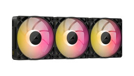 CORSAIR iCUE LINK RX120 MAX RGB Triple Fans Starter Kit 120mmファンx3 スターターキット ブラック｜CO-9051034-WW