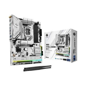 ASRock B860 Steel Legend WiFi iR|[lg𓋍 ATX}U[{[hbB860 Steel Legend WiFi