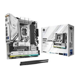 ASRock B860M Steel Legend WiFi 高品質コンポーネントを搭載 microATXマザーボード｜B860M Steel Legend WiFi