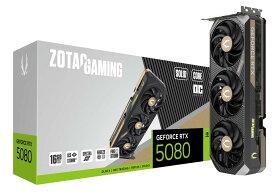 ZOTAC GAMING GeForce RTX 5080 SOLID CORE OC 16GB GDDR7 グラフィックボード｜RTX5080SOLIDCOC16G/ZT-B50800J2-10P
