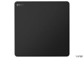 NZXT ZONE ELITE Premium Mousepad - 400x400mm Large - Black ゲーミングマウスパッド ブラック｜MM-LRGPR-BK