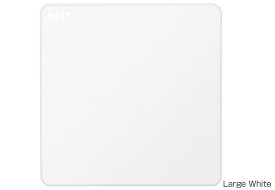 NZXT ZONE Mousepad - 400x400mm Large Size - White ゲーミングマウスパッド ホワイト｜MM-LRGSP-WH