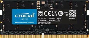 Crucial 16GB(16GBx1) DDR5 5600MHz(PC5-44800) SODIMM CL46 (16Gbit)bCT16G56C46S5