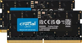 Crucial 32GB(16GBx2) DDR5 5600MHz(PC5-44800) SODIMM CL46 (16Gbit)｜CT2K16G56C46S5