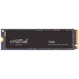 Crucial T500 容量1TB M.2(2280) TLC NAND 2.286mm NVMe/PCIe Gen4 R:6800MB/s W:7300MB/s｜CT1000T500SSD8JP