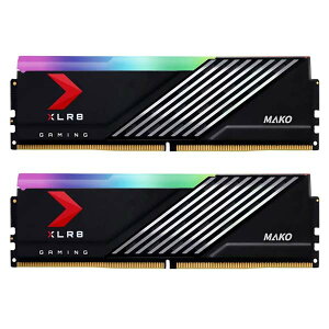 PNY XLR8 Gaming MAKO RGB 32GB(16GBx2) DDR5 6000MHz(PC5-48000) UDIMM ubNbMD32GK2D5600040MXRGB
