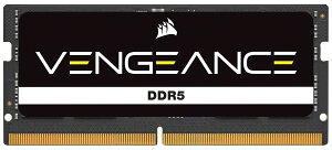 Corsair 32GB(32GBx1) DDR5 4800MHz (PC5-38400) 40-40-40-77 SODIMM Unbuffered ubN PCB 1.1V VENGEANCE DDR5 SODIMMbCMSX32GX5M1A4800C40