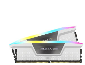 Corsair 32GB(16GBx2) DDR5 5200MHz(PC5-41600) UDIMM 40-40-40-77 XMP 3.0 VENGEANCE RGB DDR5 White 1.25VbCMH32GX5M2B5200C40W