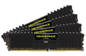 Corsair 64GB(16GBx4) DDR4 2400MHz(PC4-19200) DIMM Unbuffered 14-16-16-31 Vengeance LPX Black|CMK64GX4M4A2400C14