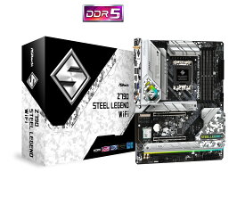 ASRock Z790 Steel Legend WiFi 13th Gen & 12th Gen Intel Core Processors DDR5 ATXマザーボード
