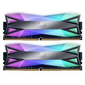 ADATA XPG SPECTRIX D60 32GB(16GBx2) DDR4 3600MHz(PC4-28800) U-DIMM RGB DUAL COLOR BOX TUNGSTEN GREYbAX4U360016G18I-DT60