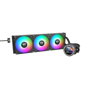 Thermaltake TH420 V2 Ultra EX ARGB Sync CPU Liquid Cooler 水冷一体型CPUクーラー 140mmファンx3 ブラック|CL-W417-PL14SW-A