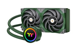 Thermaltake TOUGHLIQUID 240 ARGB Sync -Racing Green- 水冷一体型CPUクーラー グリーン｜CL-W319-PL12RG-A