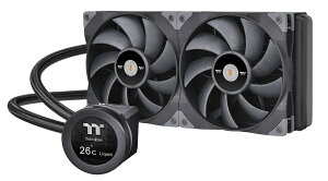 Thermaltake TOUGHLIQUID Ultra 280 ̌^CPUN[[ 140mmt@×2bCL-W374-PL14BL-A