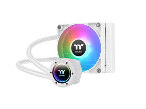 Thermaltake TH120 ARGB Sync V2 CPU Liquid Cooler -Snow- ̌^CPUN[[ 1x120mmt@ zCgbCL-W363-PL12SW-A